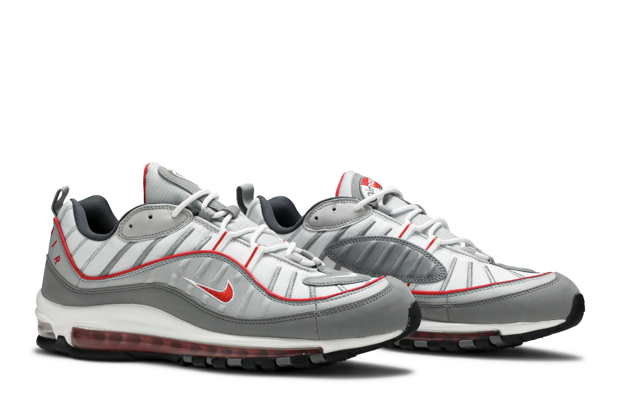 Buy Air Max 98 'Particle Grey Red' - CI3693 001 | GOAT