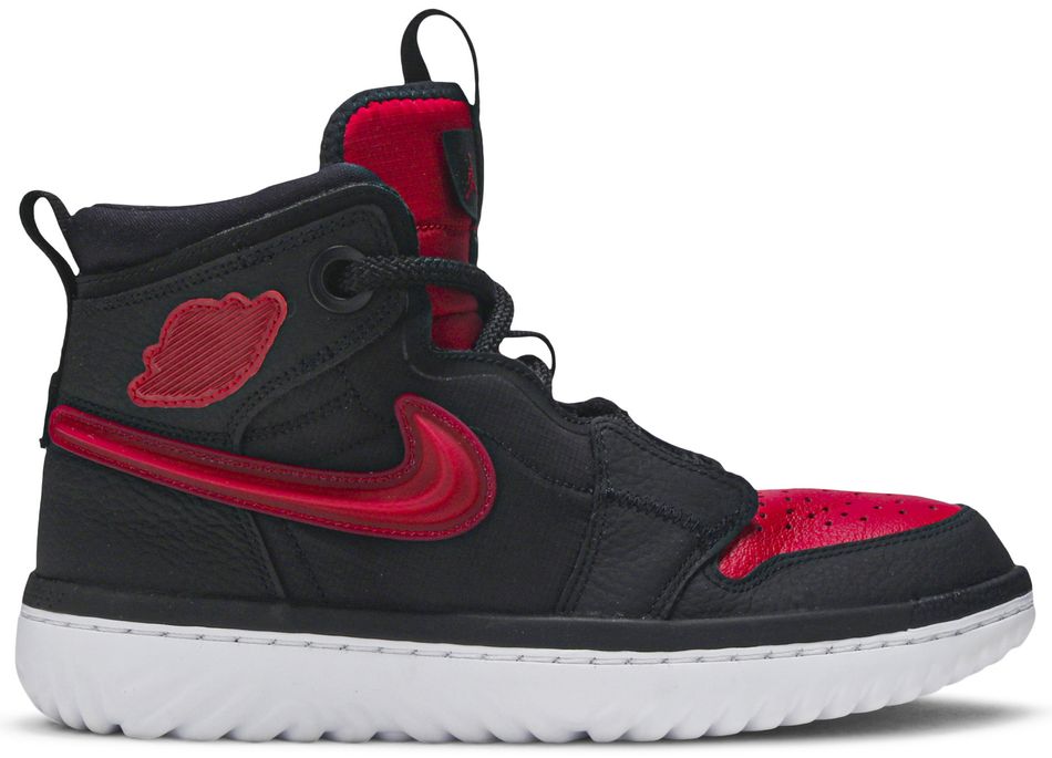 jordan 1 high react black noble red