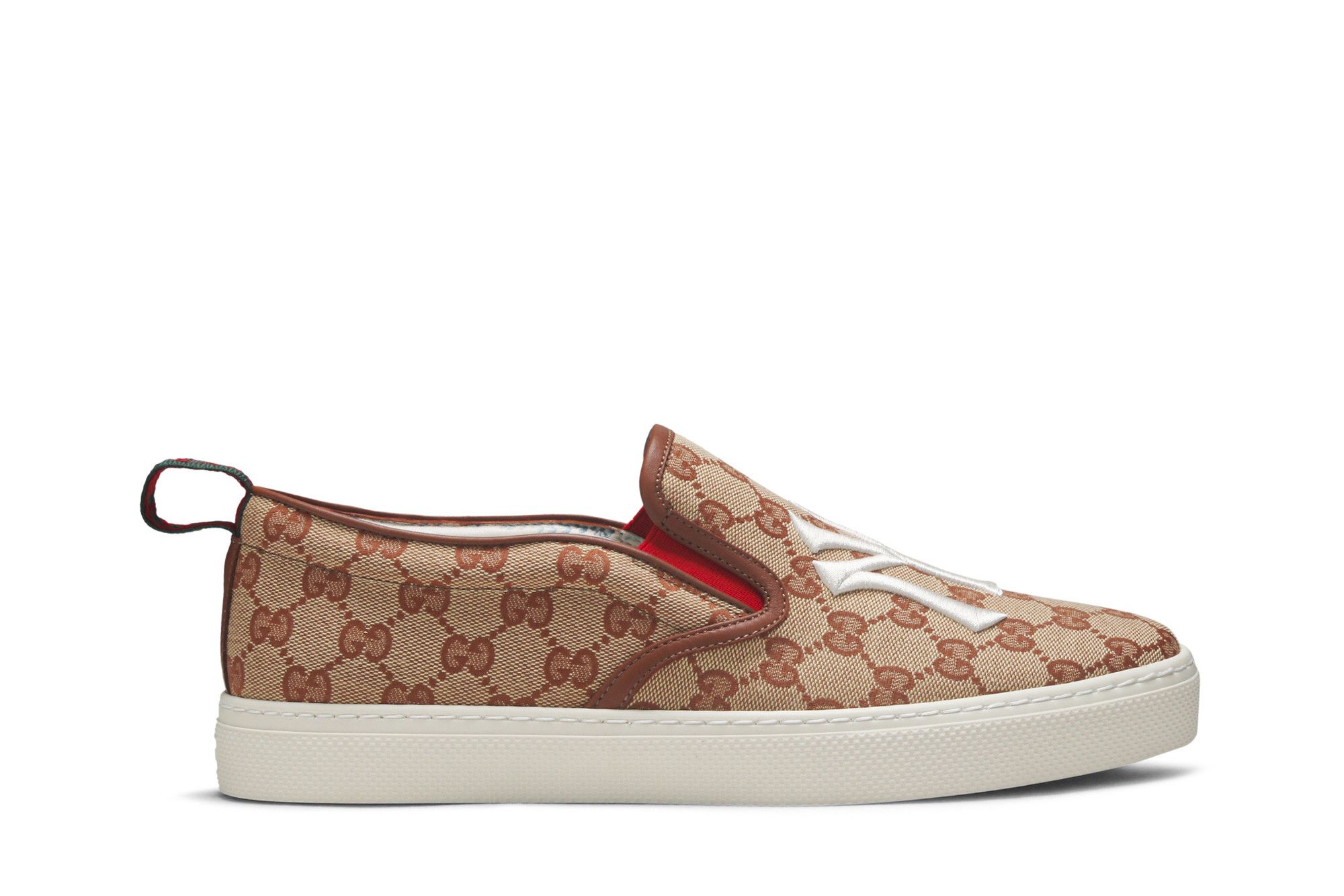 Yankees vans slip ons clearance