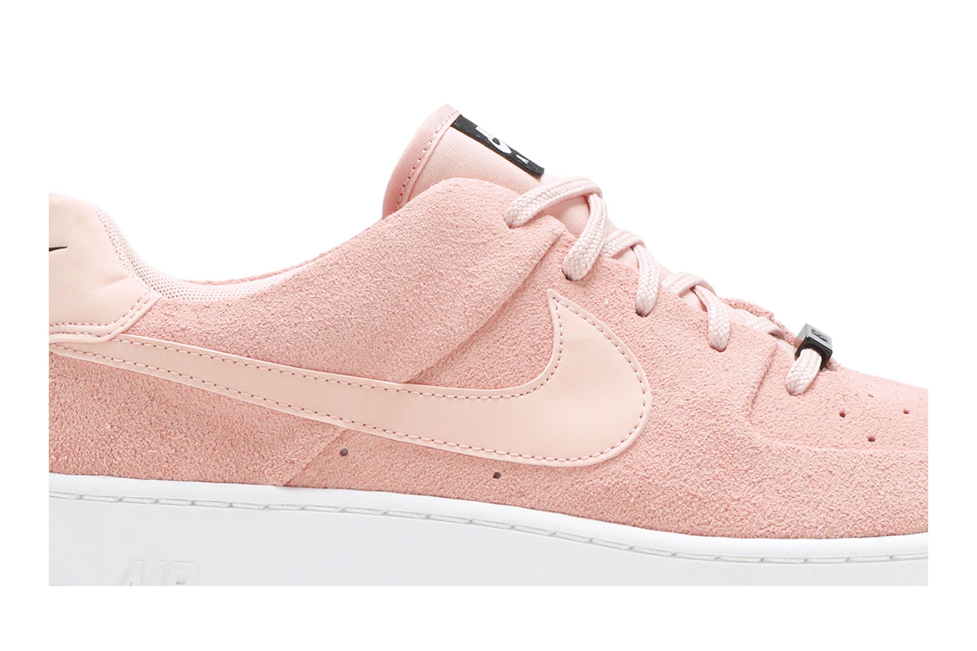 Coral stardust nike air force top