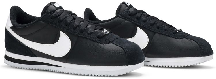 Nike Cortez Basic Nylon Black White