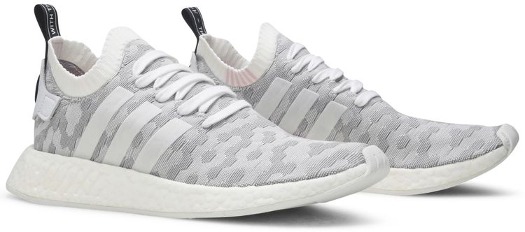 Adidas Wmns NMD R2 Primeknit White Black Pink