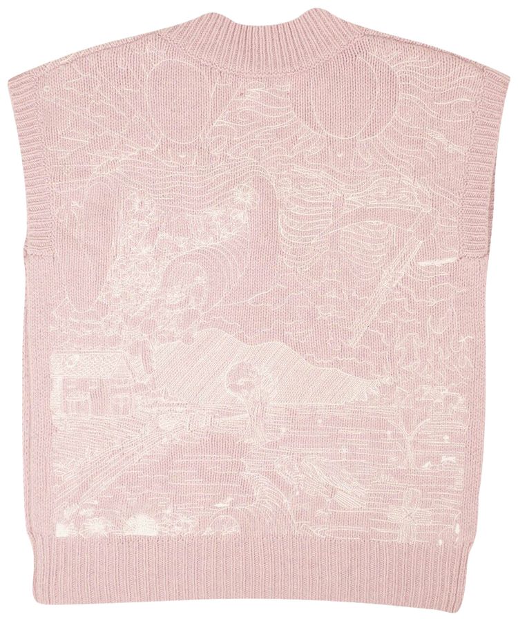 Who Decides War Duality Gilet Sweater Vest Purple