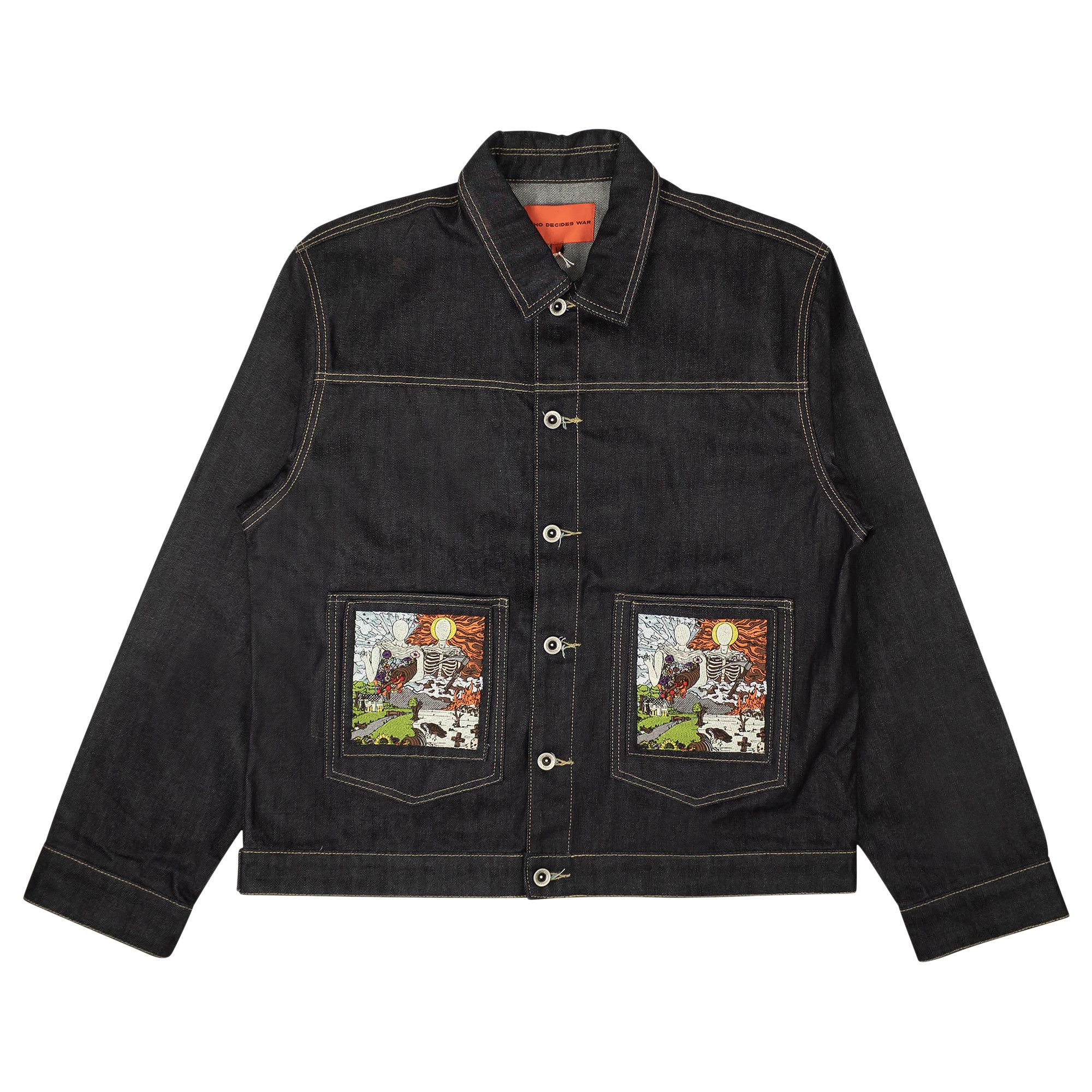 WHO DECIDES WAR デニムジャケット Buy Who Decides War Duality Selvedge Denim Jacket 'Blue' - 2637