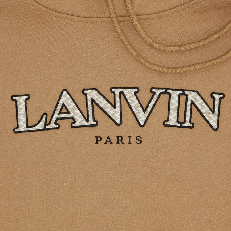 Lanvin Classic Fit Curb Hoody Latte