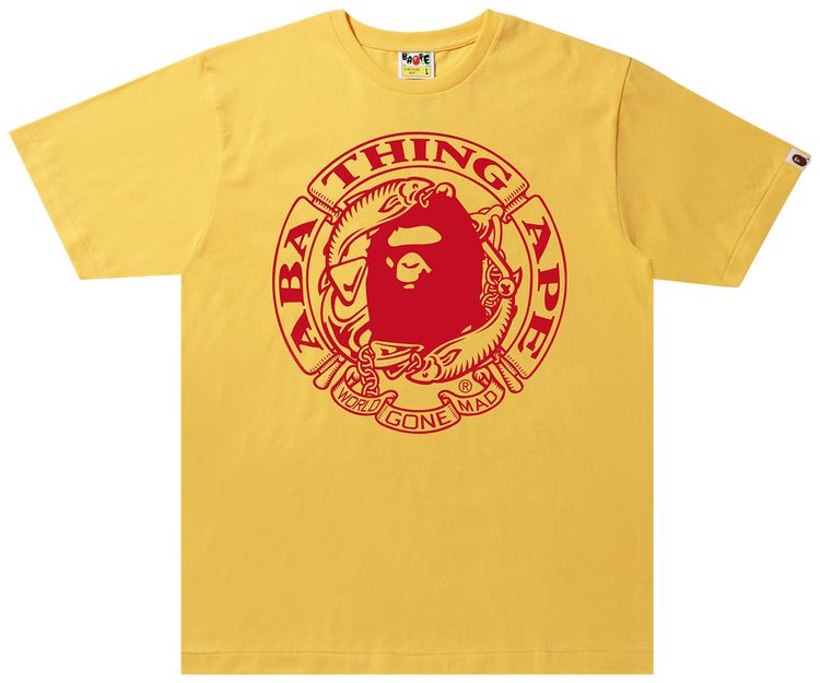 BAPE Archive Graphic Tee 5 Yellow