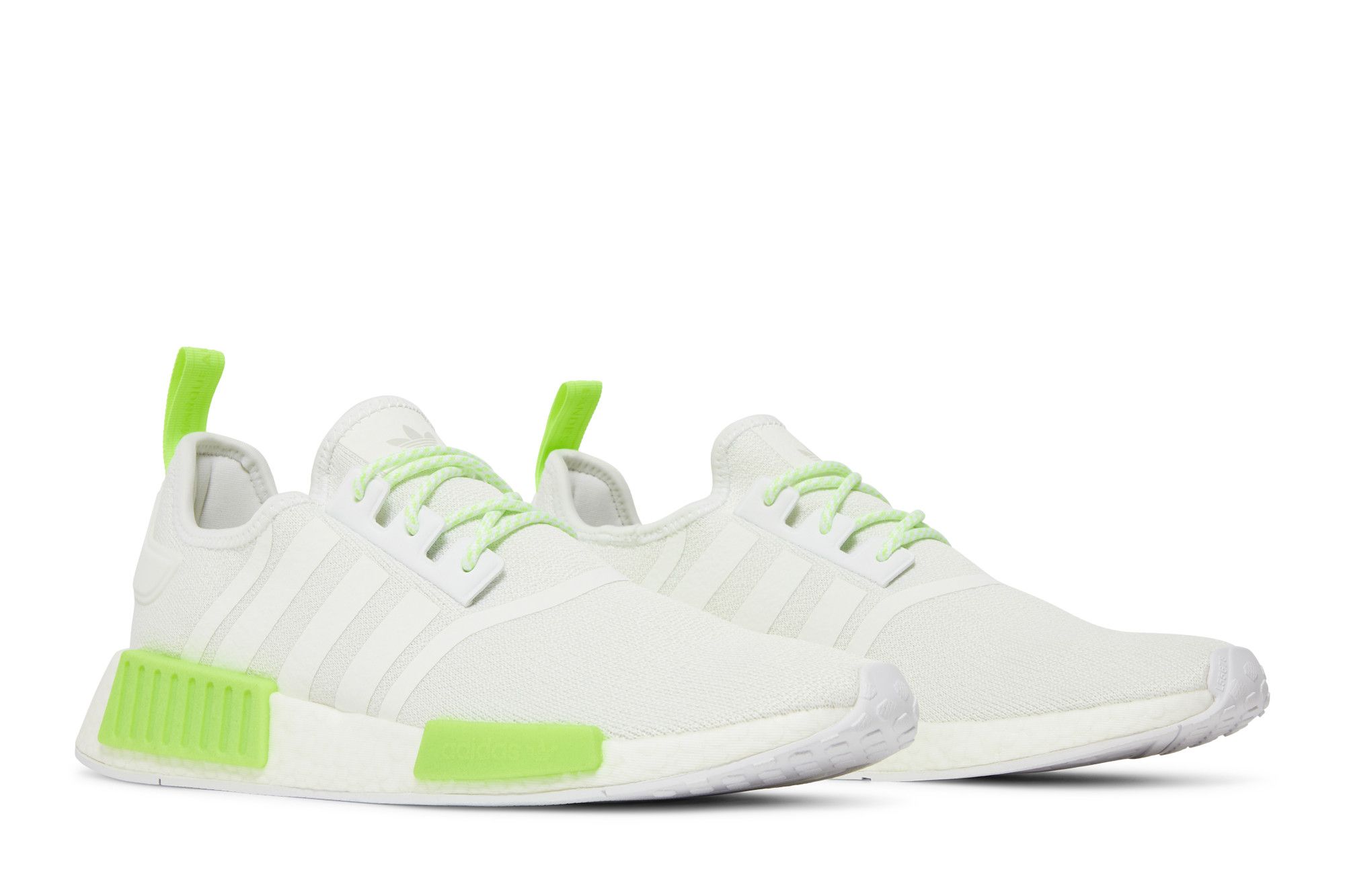Buy NMD R1 White Solar Green GW5663 GOAT