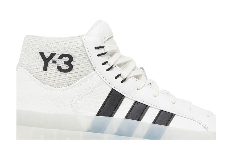 Y-3 GR.IP HIGH Adidas White Sneakers with Black Accents - GW8642 Giày Adidas Y-3 GR.1P High  main image 4