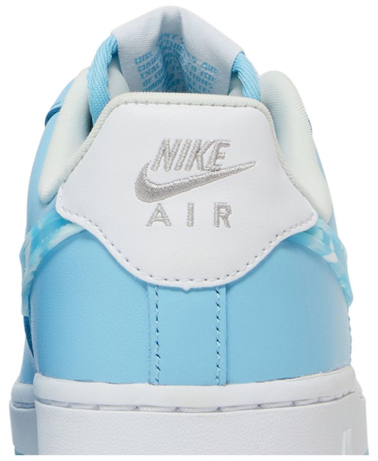 Nike Wmns Air Force 1 07 LX Nail Art   Celestine Blue