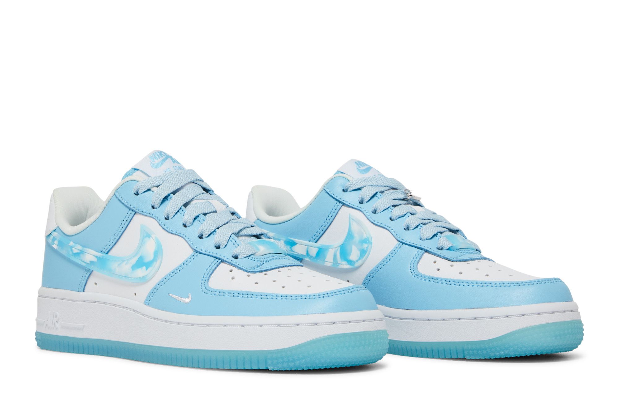 Size 5.5 Wmns Air Force 1 '07 LX 'Nail Art - Celestine Blue'