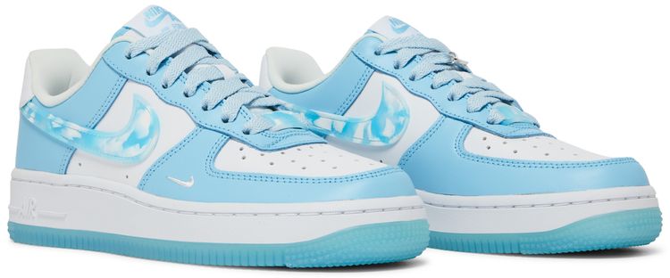Nike Wmns Air Force 1 07 LX Nail Art   Celestine Blue