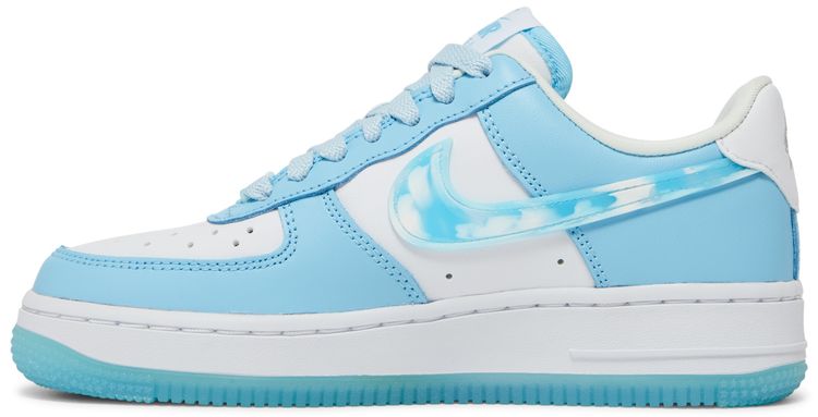 Nike Wmns Air Force 1 07 LX Nail Art   Celestine Blue