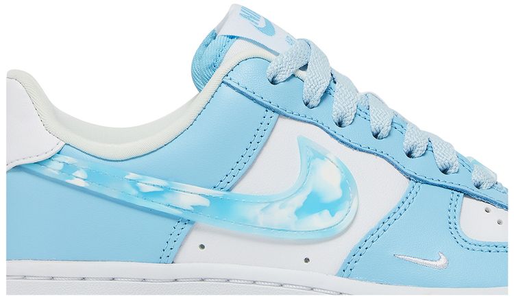 Nike Wmns Air Force 1 07 LX Nail Art   Celestine Blue