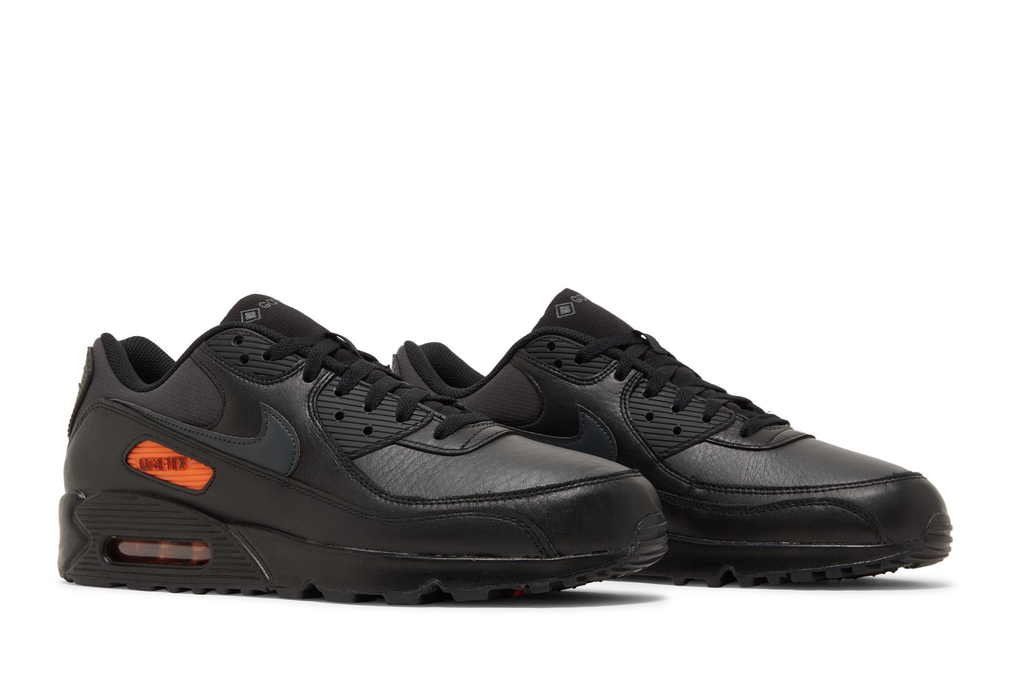Air max 90 black orange on sale