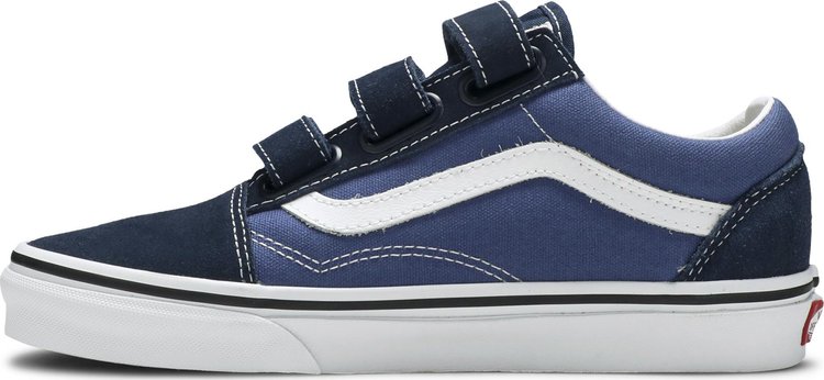 Old Skool Suede Canvas Velcro Dress Blue