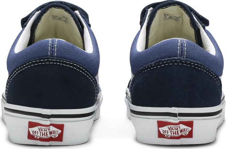 Old Skool Suede Canvas Velcro Dress Blue