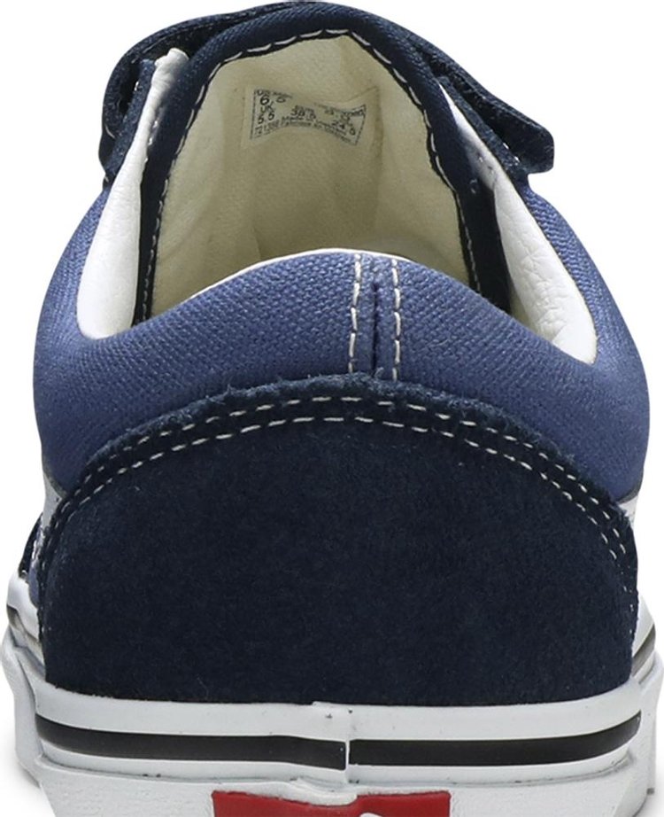 Old Skool Suede Canvas Velcro Dress Blue