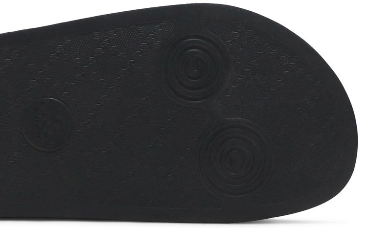 Gucci Logo Rubber Slide Black