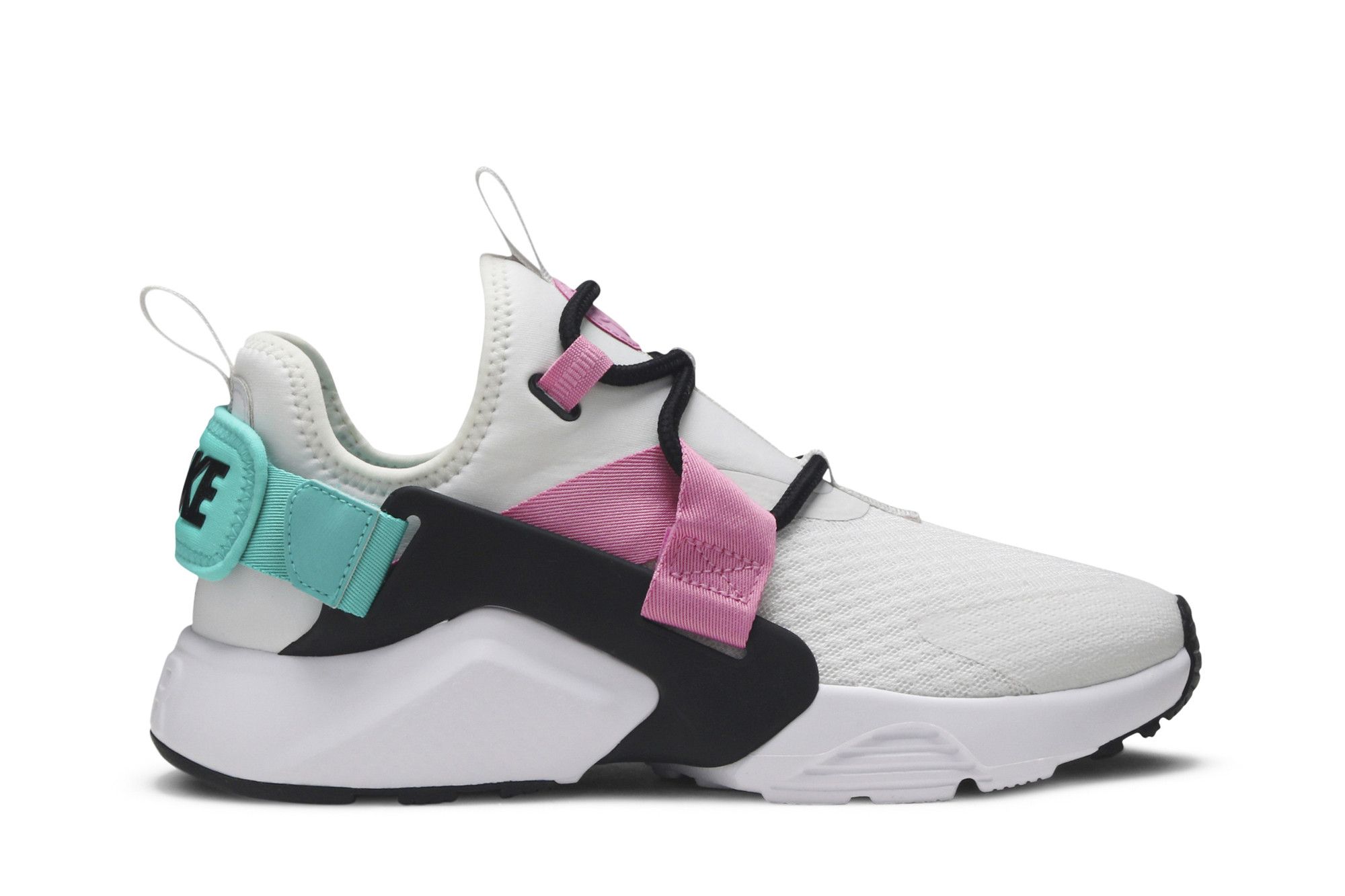 Huarache city low 2025 black and pink