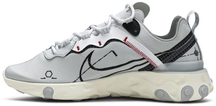 Nike React Element 55 Platinum Schematic