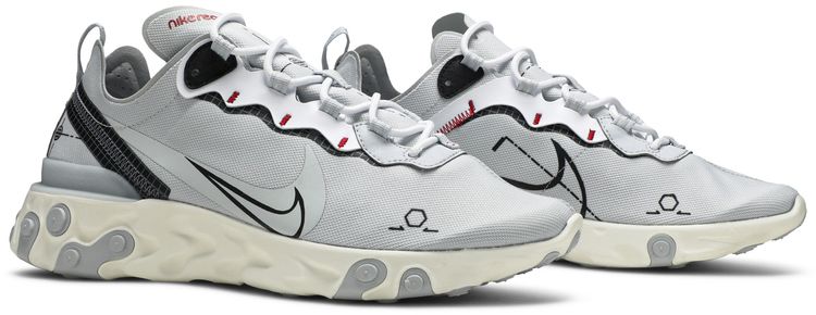 Nike React Element 55 Platinum Schematic