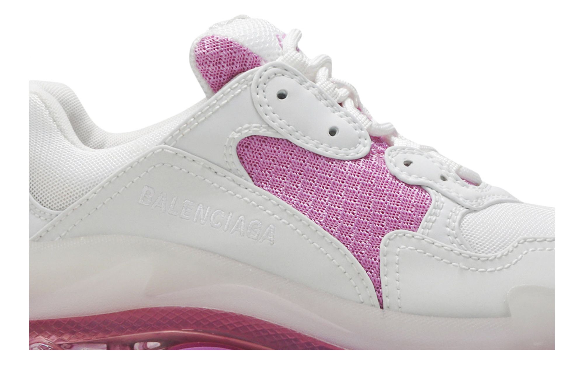 BALENCIAGA トリプルS 37 ホワイト/ピンク Balenciaga Triple S Pink White (Women's) - 524039W09OM9021 - US