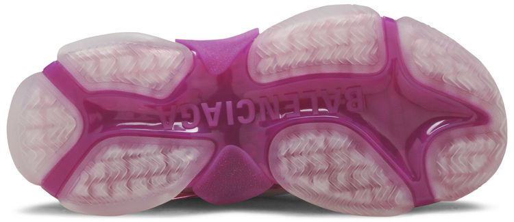 Balenciaga Wmns Triple S Clear Sole Trainer White Pink