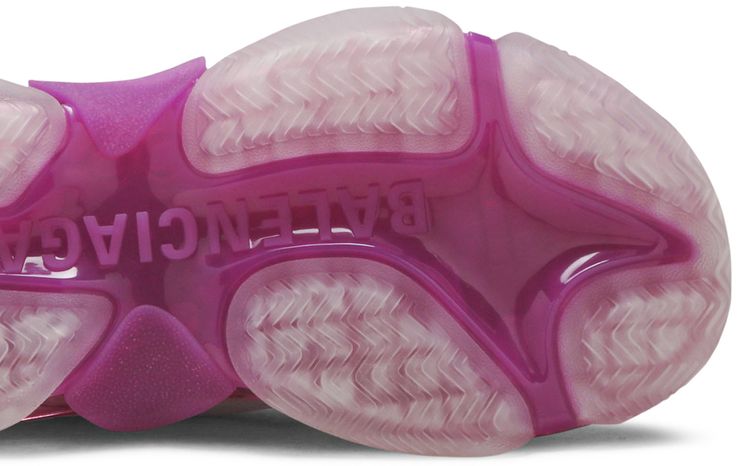 Balenciaga Wmns Triple S Clear Sole Trainer White Pink