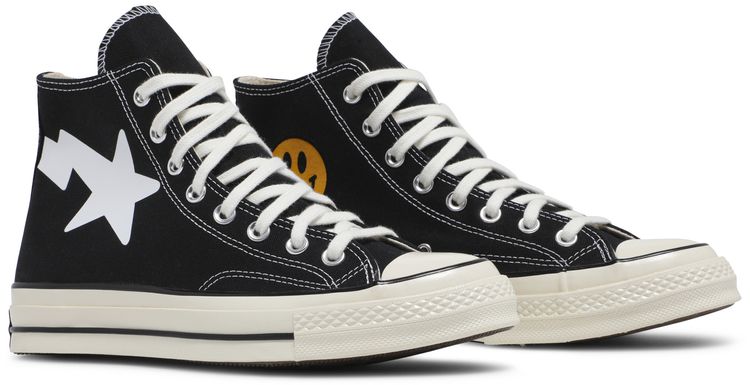 Chinatown Market x A Bathing Ape x Converse Chuck 70 High Black