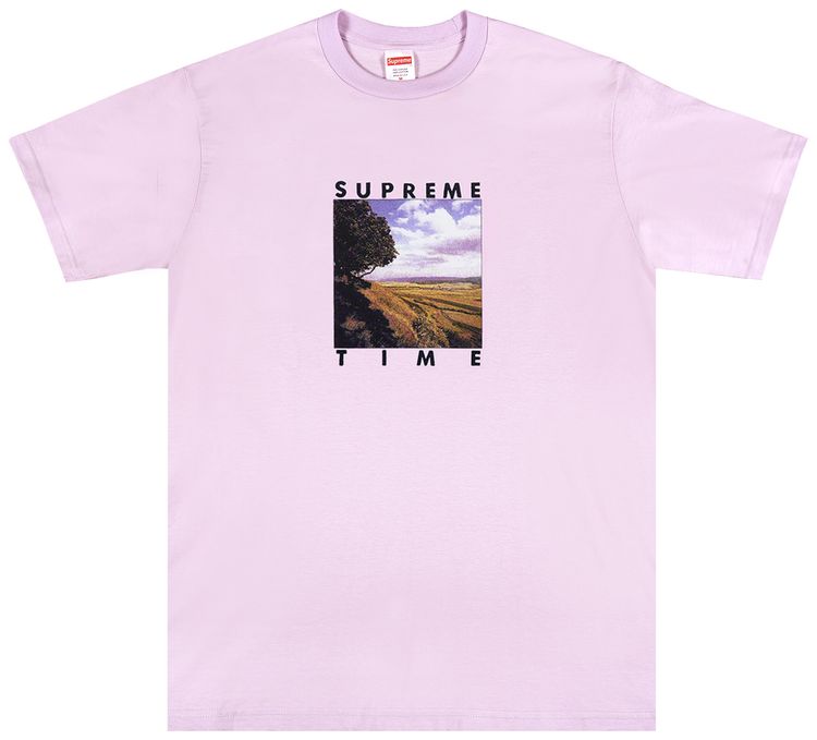 Supreme Supreme Time Tee Light Purple