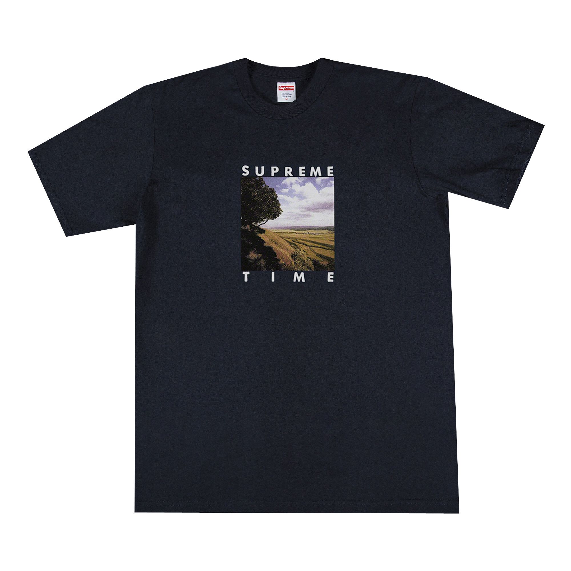 Buy Supreme Supreme Time Tee 'Navy' - SS20T27 NAVY | GOAT CA