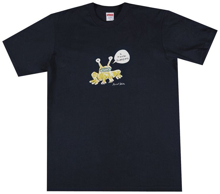 Supreme x Daniel Johnston Frog Tee Navy