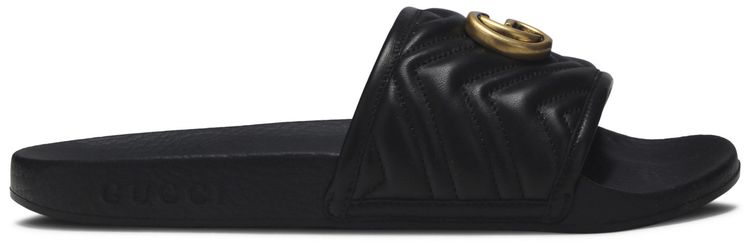 Gucci Wmns GG Marmount Slide Black