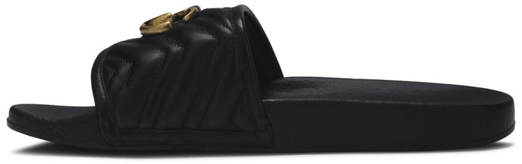 Gucci Wmns GG Marmount Slide Black