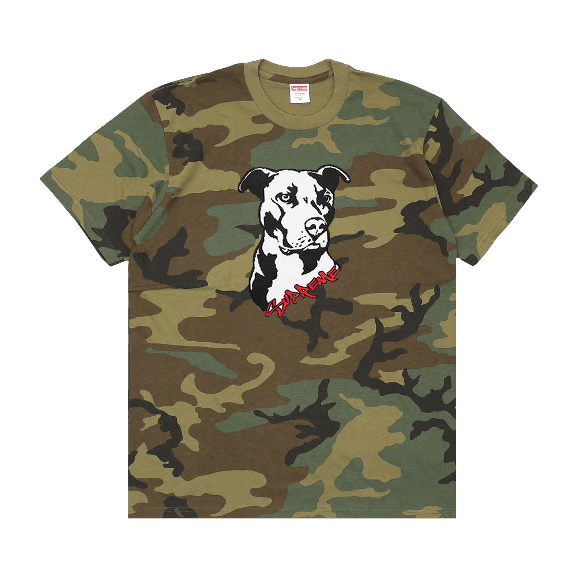 Camouflage store supreme shirt