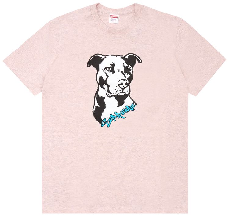 Supreme Pitbull Tee Heather Pink