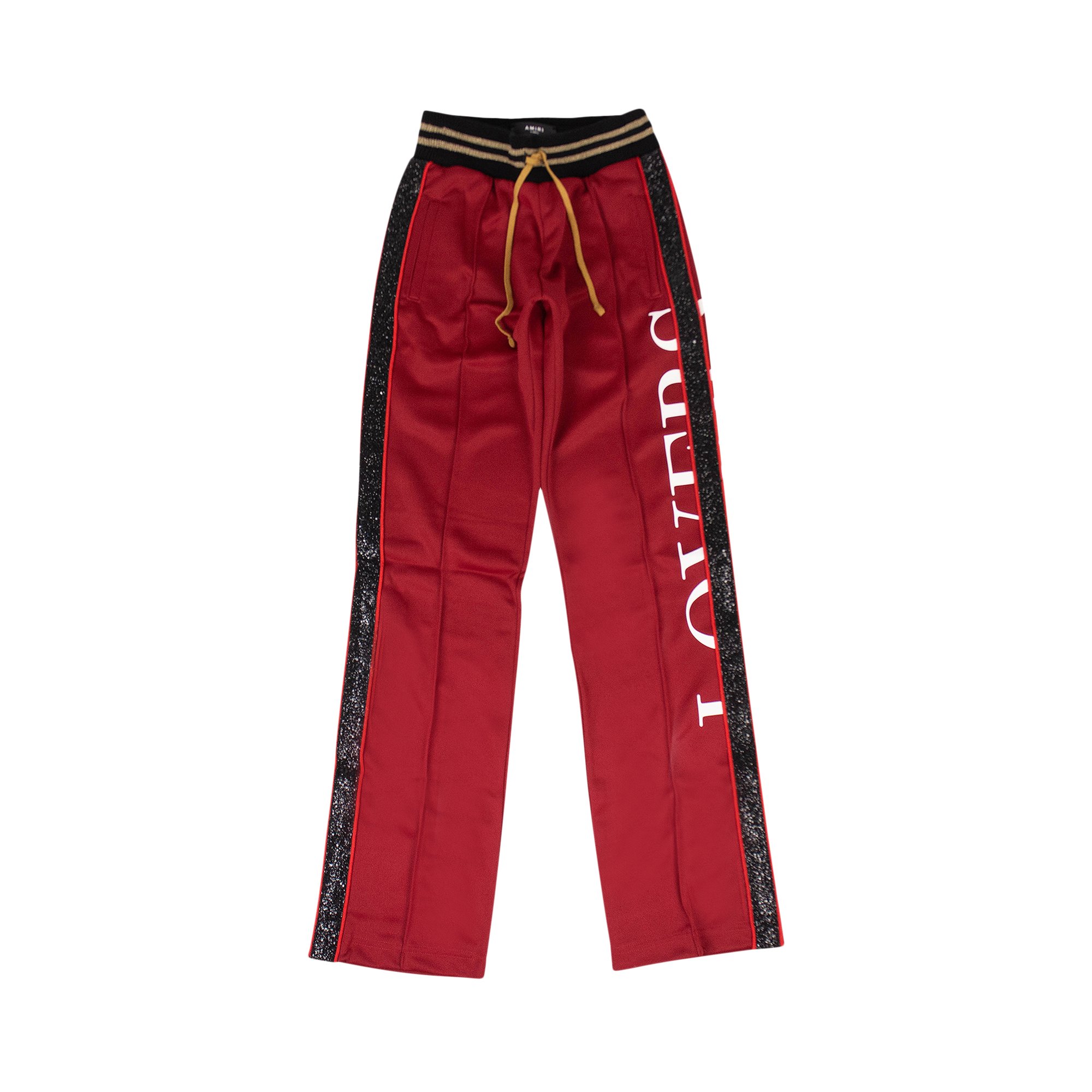 Buy Amiri Polyester Lovers Side Stripes Track Pants 'Red