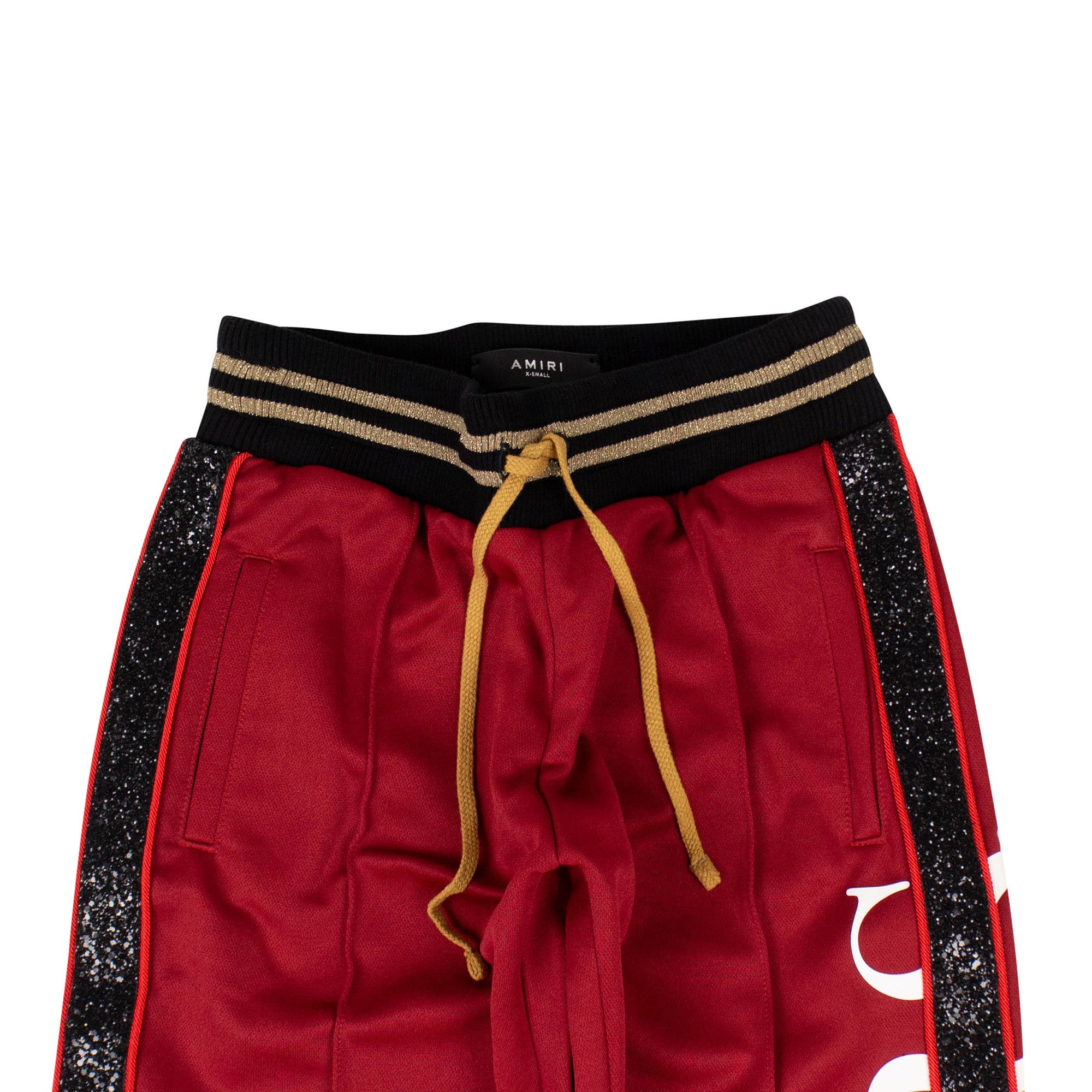Buy Amiri Polyester Lovers Side Stripes Track Pants 'Red