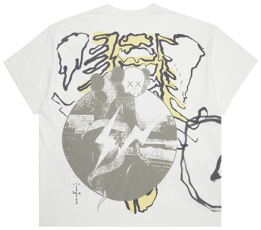 travis scott cactus jack kaws shirt