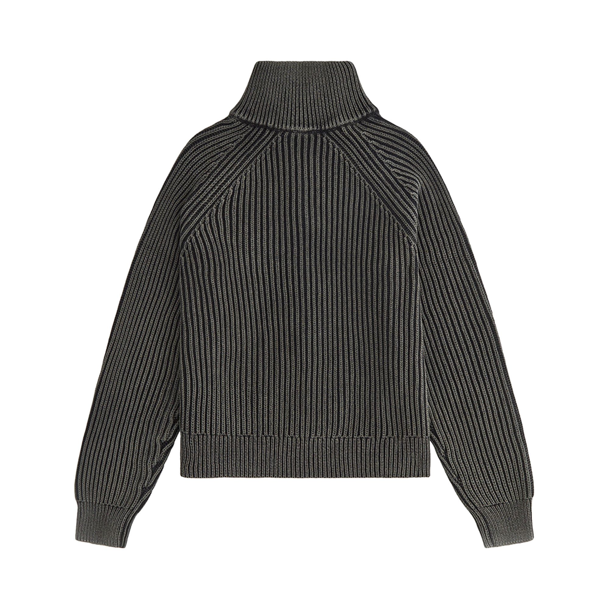 KITH◆Layne Sweater Track Jacket Court/M/コットン/ブラック/KHW030197 Buy Kith Women Layne Sweater Track Jacket 'Mass' - KHW030197
