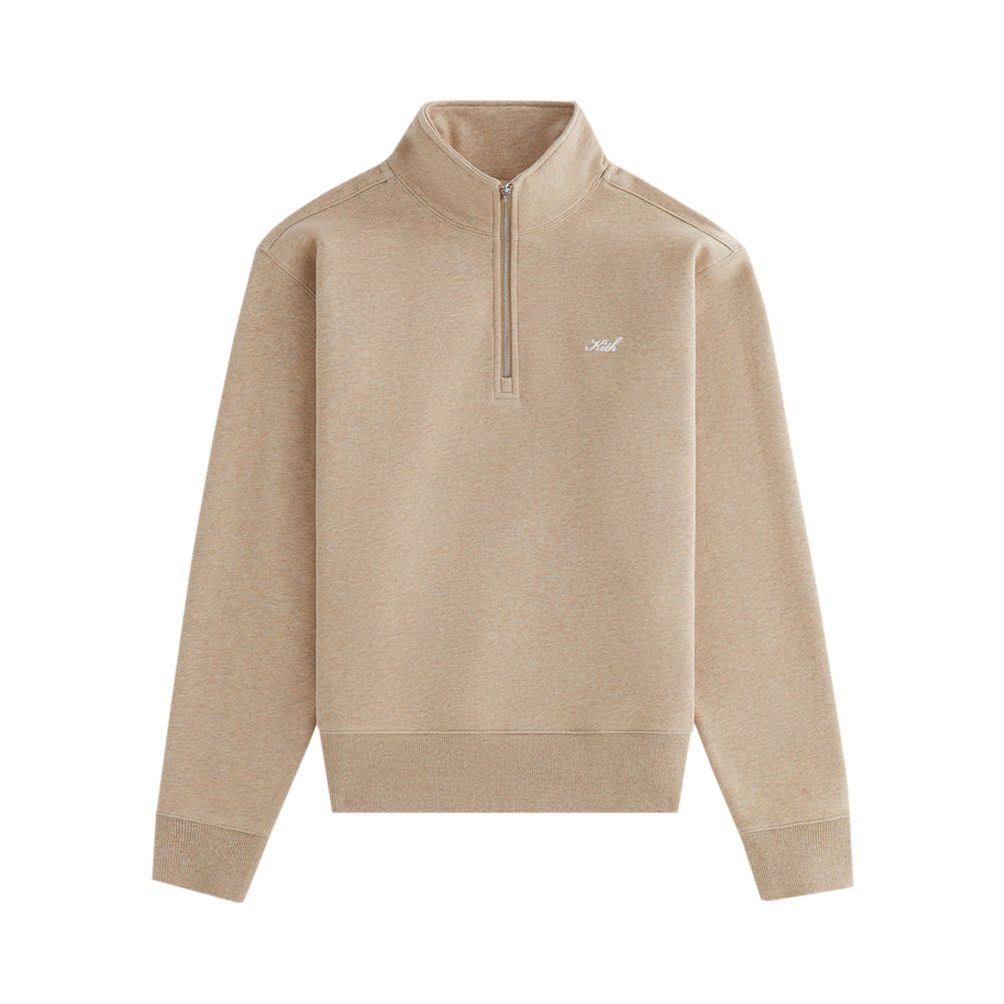 Buy Kith Women Hunter Quarter Zip Coffee Heather KHW030172 217