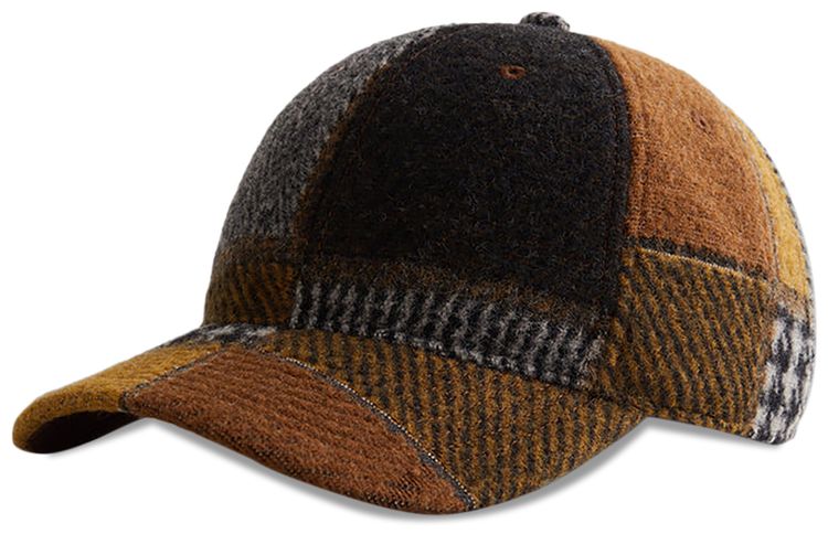 Kith Patchwork Print Serif Cap Chestnut