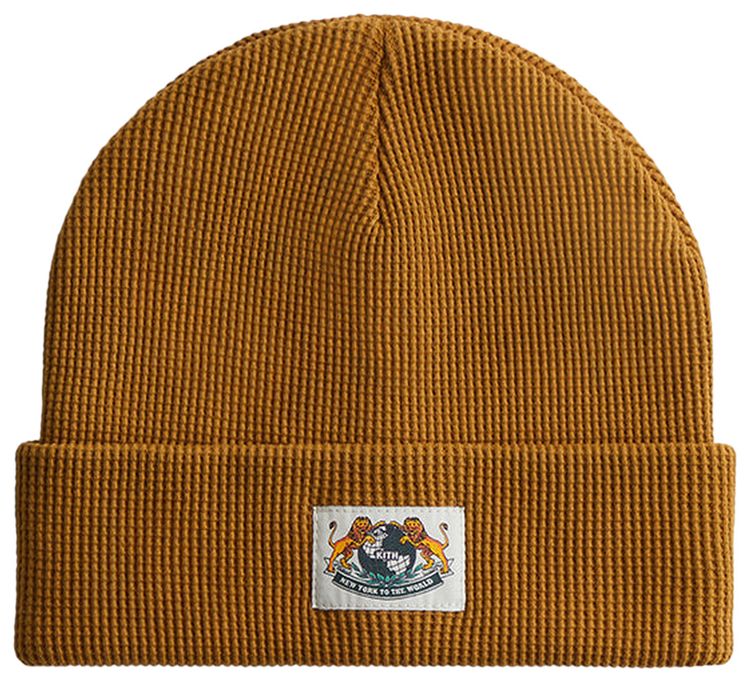 Kith NY to the World Waffle Beanie Dorado