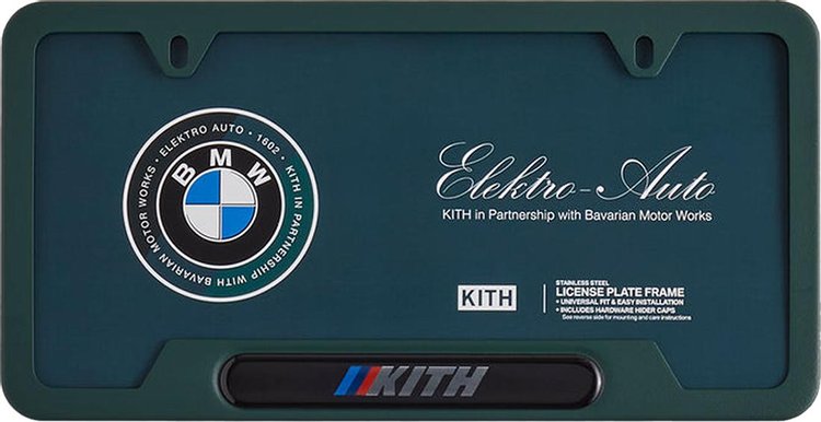Kith For BMW Car Plate 'Vitality'