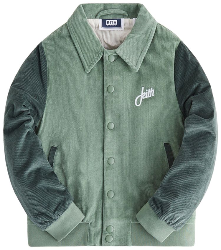 kith knicks varsity jacket