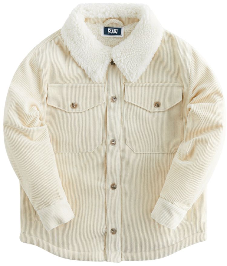 Kith Kids Classics Corduroy Shacket Sandrift