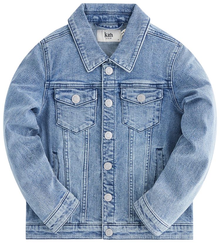 Kith Kids Classic Denim Jacket Mid Indigo