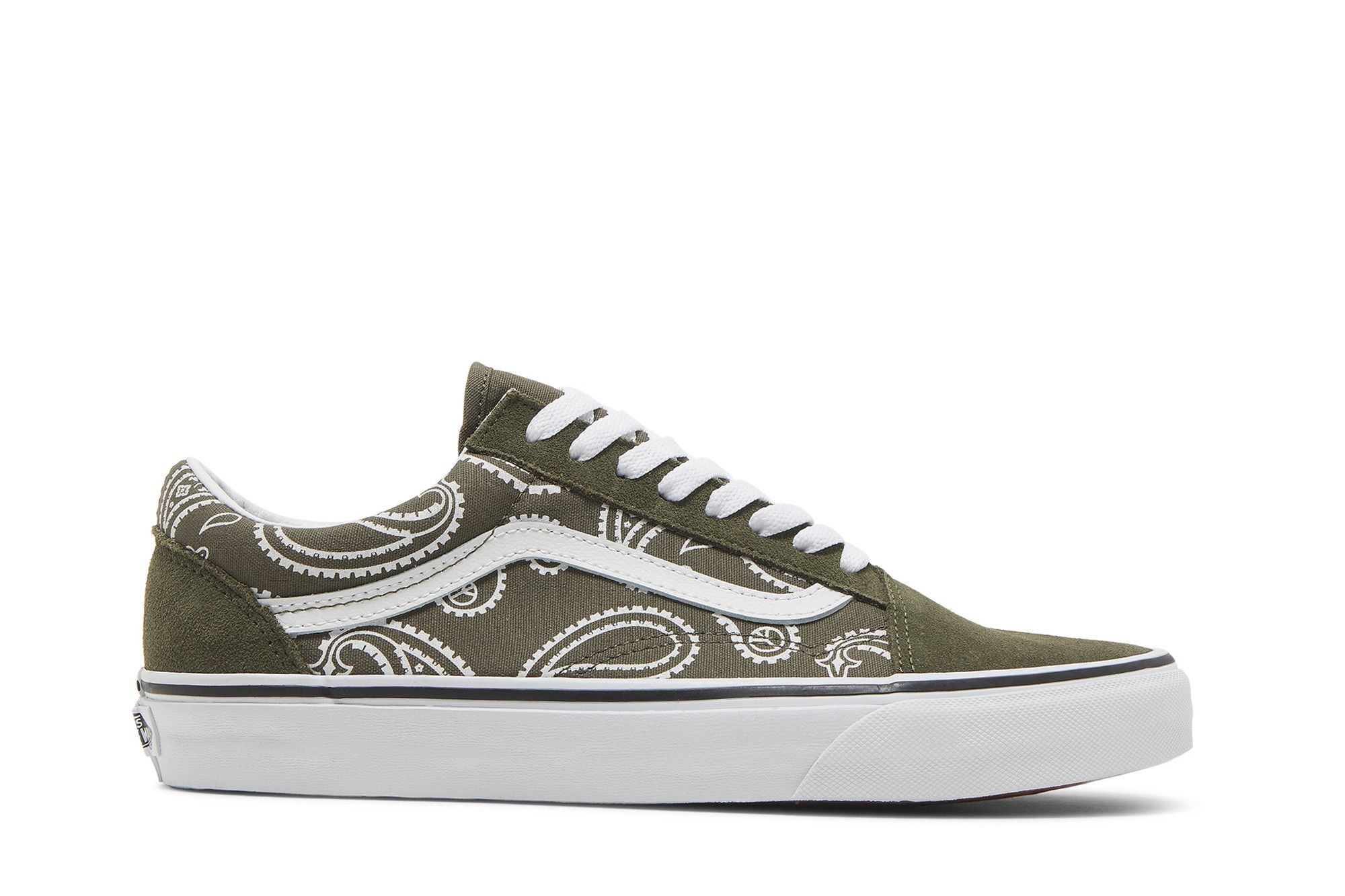 Old Skool Peace Paisley Grape Leaf