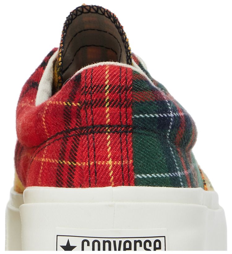 Converse Skid Grip Low Twisted Plaid   Egret