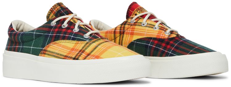 Converse Skid Grip Low Twisted Plaid   Egret